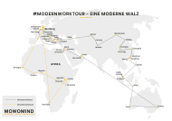 Modern Work Tour Karte Gesamt