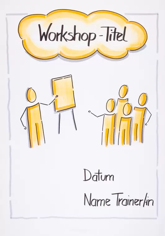 Flipcharts gestalten - Workshop Titel