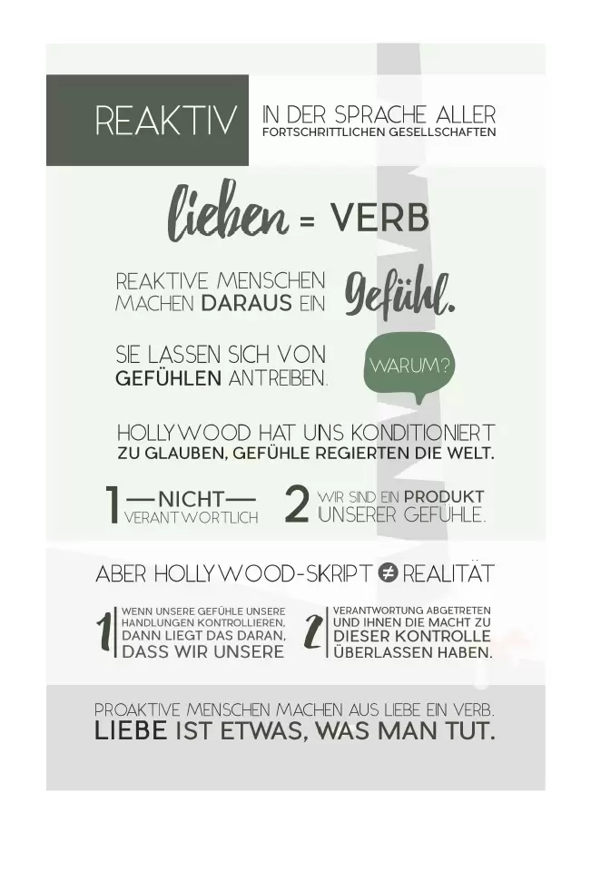 Lieben ist ein Verb Lieben ist ein Verb