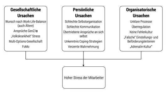 Ursachen von Stress Ursachen von Stress