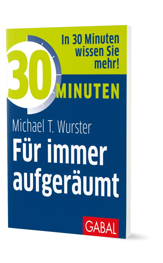 Cover 30 Minuten Für immer aufgeräumt